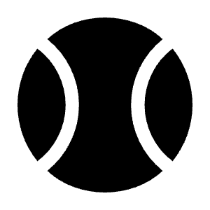Sports Baseball Fill Icon from Sharp Fill - Material Symbols Set