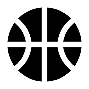 Sports Basketball Fill Icon from Outlined Fill - Material Symbols Set