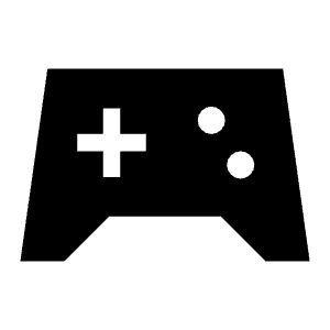 Sports Esports Fill Icon from Sharp Fill - Material Symbols Set