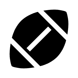 Sports Football Fill Icon from Outlined Fill - Material Symbols Set