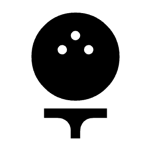 Sports Golf Fill Icon from Outlined Fill - Material Symbols Set