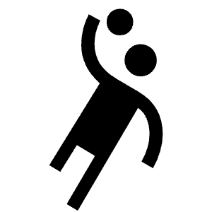 Sports Handball Icon from Sharp Line - Material Symbols Set