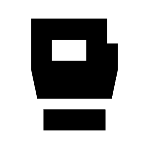 Sports Mma Fill Icon from Sharp Fill - Material Symbols Set