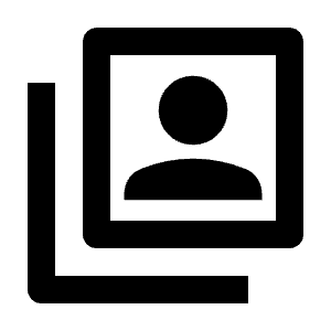 Switch Account Icon from Outlined Line - Material Pro Free Set