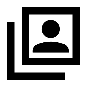 Switch Account Icon from Sharp Line - Material Pro Free Set