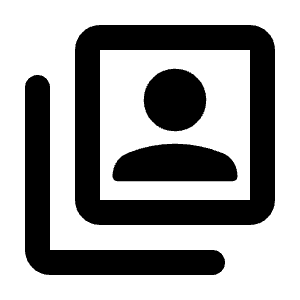 Switch Account Icon from Rounded Line - Streamline Material Free Set