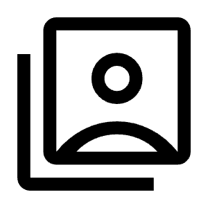 Switch Account Icon from Outlined Line - Material Symbols Set