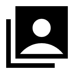 Switch Account Fill Icon from Sharp Fill - Material Symbols Set