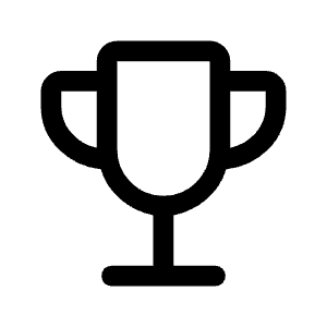 Trophy Icon from Rounded Line - Material Symbols Set