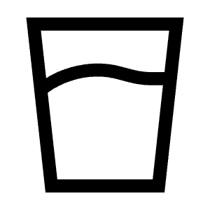 Water Full Icon from Sharp Line - Material Symbols Set