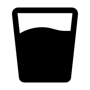 Water Full Fill Icon from Rounded Fill - Material Symbols Set