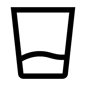 Water Loss Icon from Outlined Line - Material Symbols Set