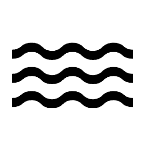 Water Icon from Sharp Line - Material Symbols Set