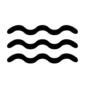 Water Icon from Rounded Line - Material Symbols Set