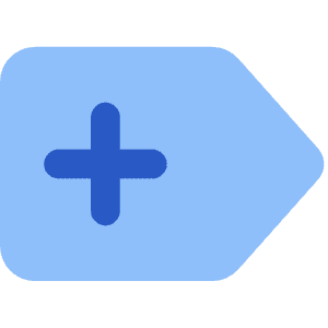 Add Tag Icon from Core Flat Set