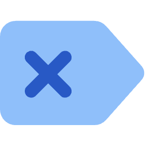 Delete Tag Icon from Core Flat Set