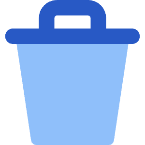 Recycle Bin 1 Icon from Core Flat Set
