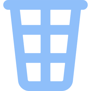 Recycle Bin 3 Icon from Core Flat Set