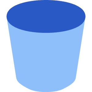 Trash Bin Remove Icon from Core Flat Set