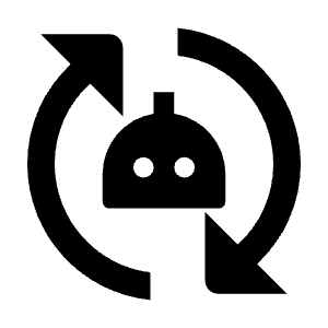 Ai Robot Redo Fill Icon from Outlined Fill - Streamline Material Free Set