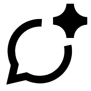 Ai Spark Chatbot Alt Icon from Sharp Line - Material Pro Free Set