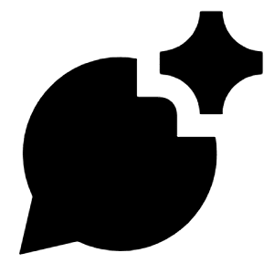 Ai Spark Chatbot Alt Fill Icon from Sharp Fill - Material Pro Free Set