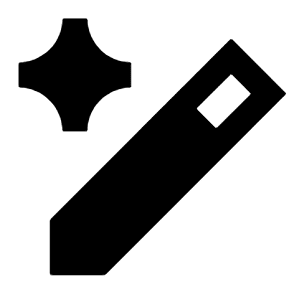 Ai Spark Edit Fill Icon from Sharp Fill - Material Pro Free Set