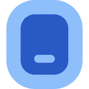 Airplane Window Icon from Core Flat Set