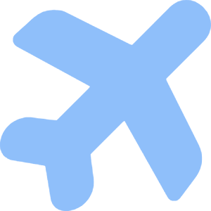 Airport Plane Icon from Core Flat Set