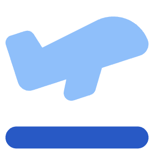 Take Off Icon from Core Flat Set