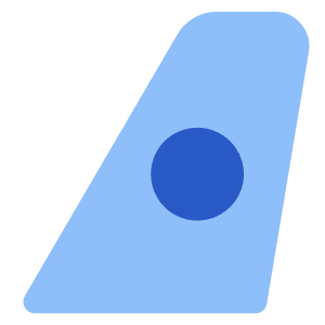 Travel Airlines Icon from Core Flat Set