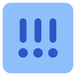 Alert Square Priority High Icon from Core Flat Set
