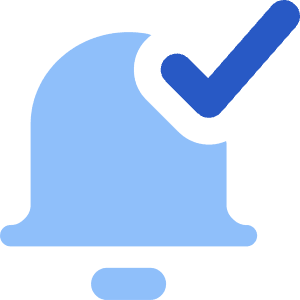 Enabled Bell Notification Icon from Core Flat Set