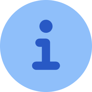 Information Circle Icon from Core Flat Set