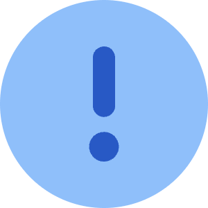 Warning Circle Icon from Core Flat Set