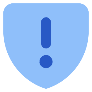 Warning Shield Icon from Core Flat Set