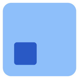 Align Bottom Left Square Icon from Core Flat Set