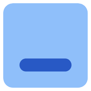 Align Bottom Square Icon from Core Flat Set