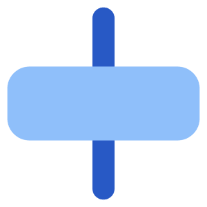Align Horizontal Center 2 Icon from Core Flat Set
