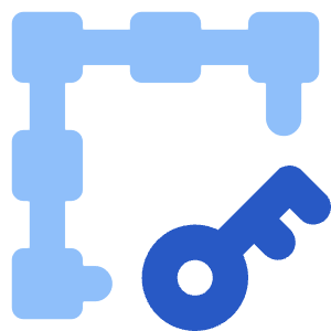 Align Key Object Icon from Core Flat Set