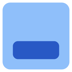 Align Object Bottom Icon from Core Flat Set