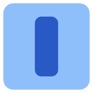 Align Object Vertical Icon from Core Flat Set