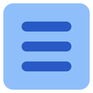 Align Three Horizontal Square Icon from Core Flat Set