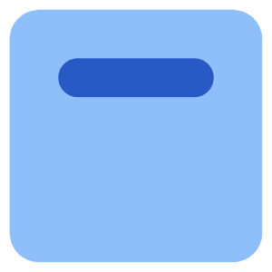 Align Top Square Icon from Core Flat Set