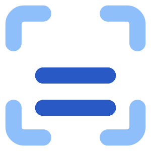 Align Two Bottom Frame Icon from Core Flat Set