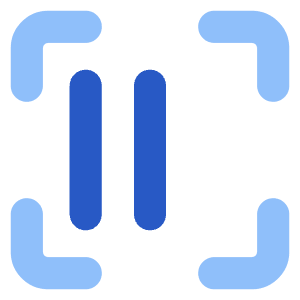 Align Two Left Frame Icon from Core Flat Set