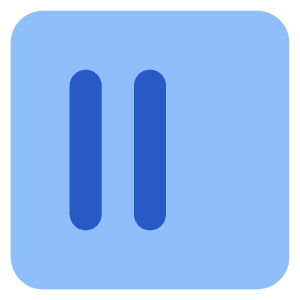 Align Two Left Square Icon from Core Flat Set