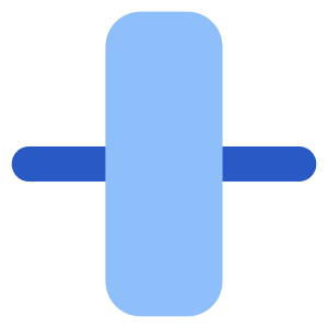 Align Vertical Center 2 Icon from Core Flat Set
