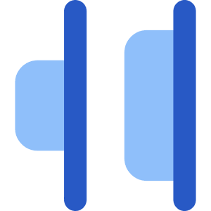 Distribute Right Icon from Core Flat Set