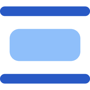 Distribute Vertical Icon from Core Flat Set